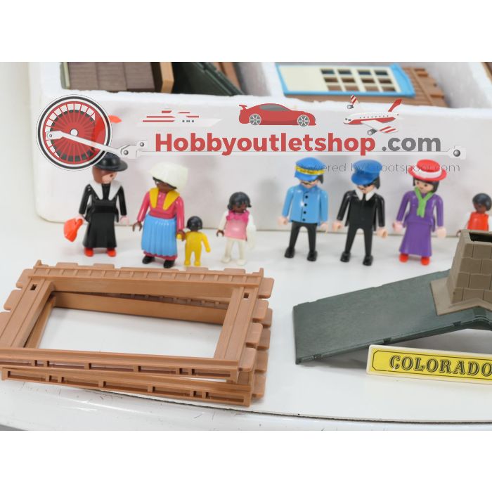 Playmobil 3770 Western Bahnhof Colorado Springs 99.9% Komplett
