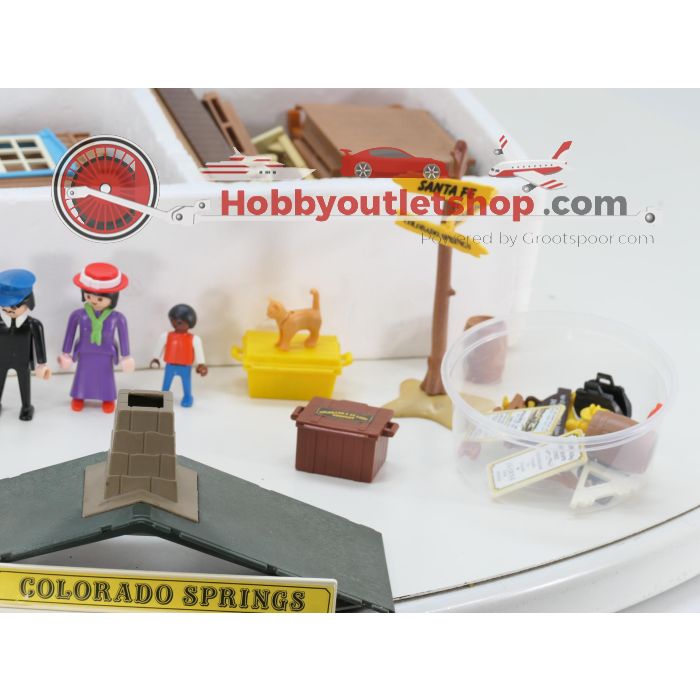 Playmobil 3770 Western Bahnhof Colorado Springs 99.9% Komplett