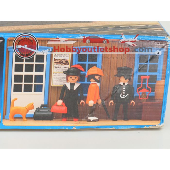 Playmobil 3770 Western Bahnhof Colorado Springs 99.9% Komplett