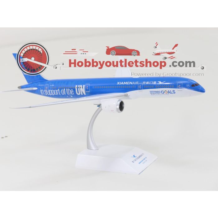 Schaal 1:200 JC Wings JC2CXA033 Xiamen Air Boeing 787-9 UN Goal livery Reg.Nr. B-1356 #6470 - sku: 20241024104935 - Gebraucht - Wie Neu - Bild 4