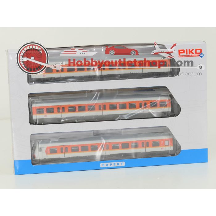 Schaal H0 Piko 58388 set van 3 personenrijtuigen S-bahn #6544