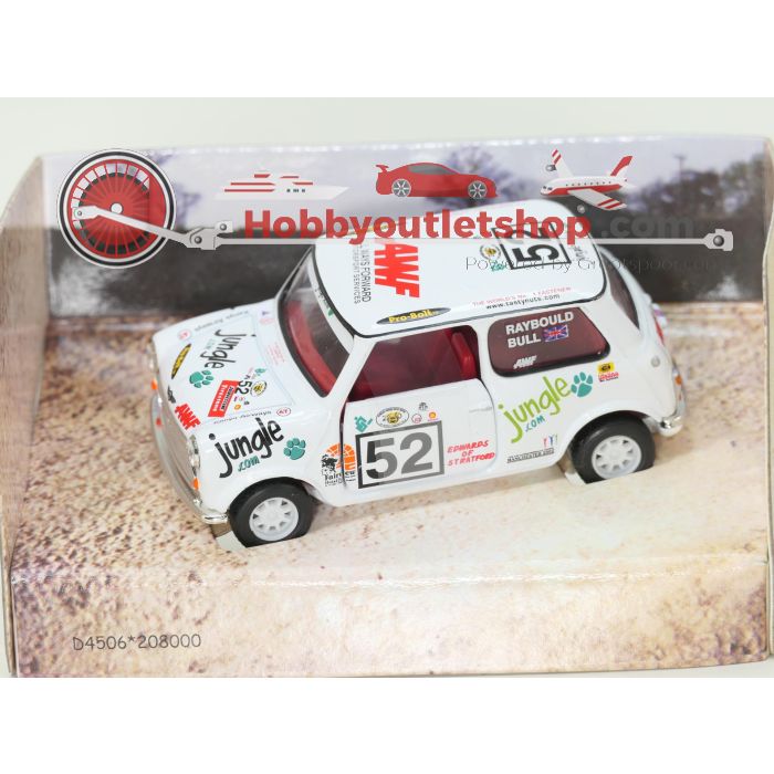 Schaal 1:36 Corgi 04444  mini safari rally car jungle.com raybould/bull livery 1 #7001
