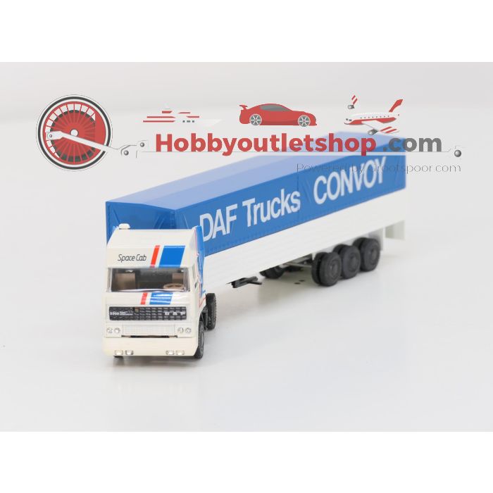 Schaal 1:50 Lion Car Nr.70 DAF 2800-3300 Trekker met oplegger CONVOY. #7014