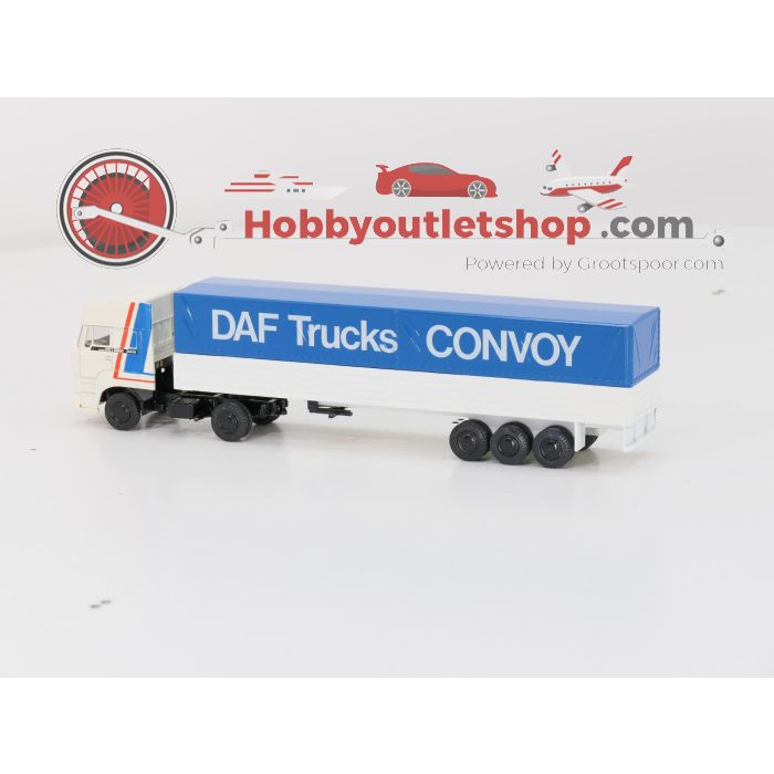 Schaal 1:50 Lion Car Nr.70 DAF 2800-3300 Trekker met oplegger CONVOY. #7014