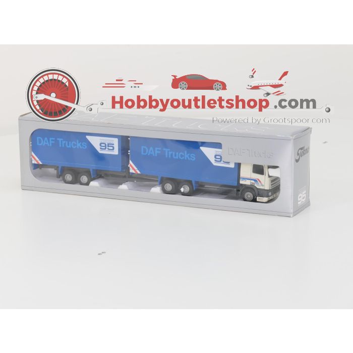 Schaal 1:50 Tekno DAF 95 Concept met aanhanger #7015