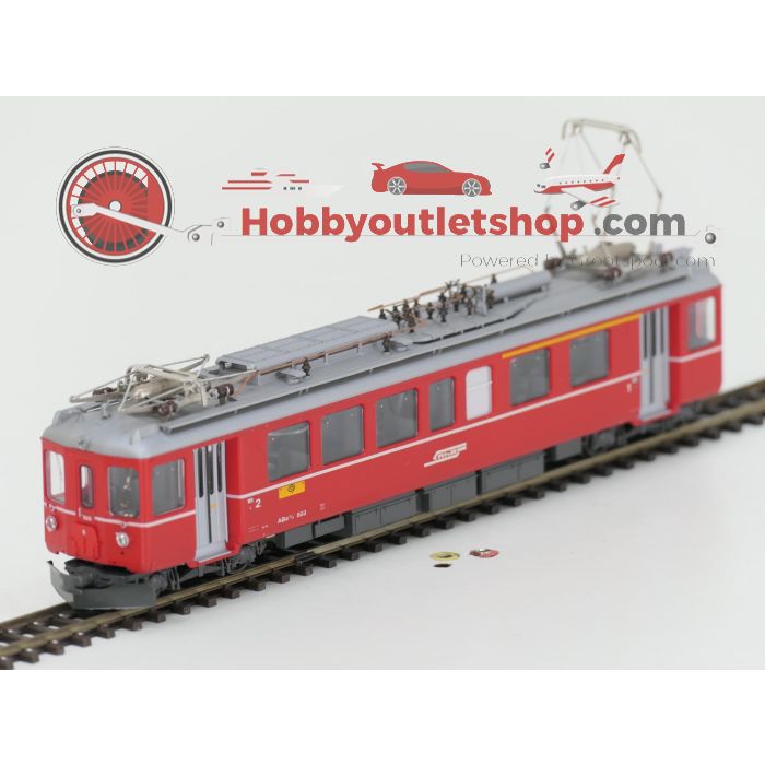 Schaal H0m Bemo 7265 130 Pendeltrein Engadin van de RhB #P242