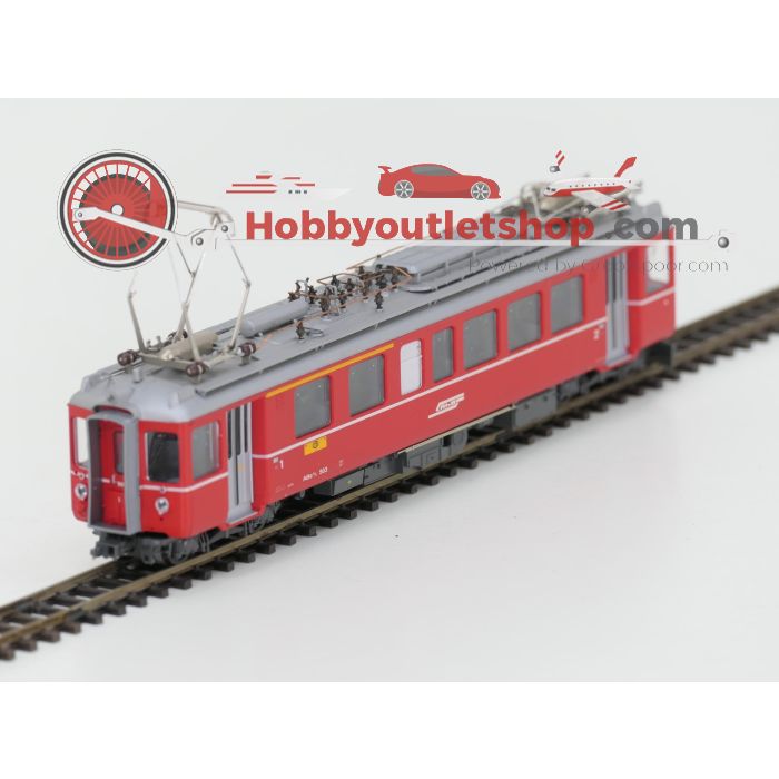Schaal H0m Bemo 7265 130 Pendeltrein Engadin van de RhB #P242