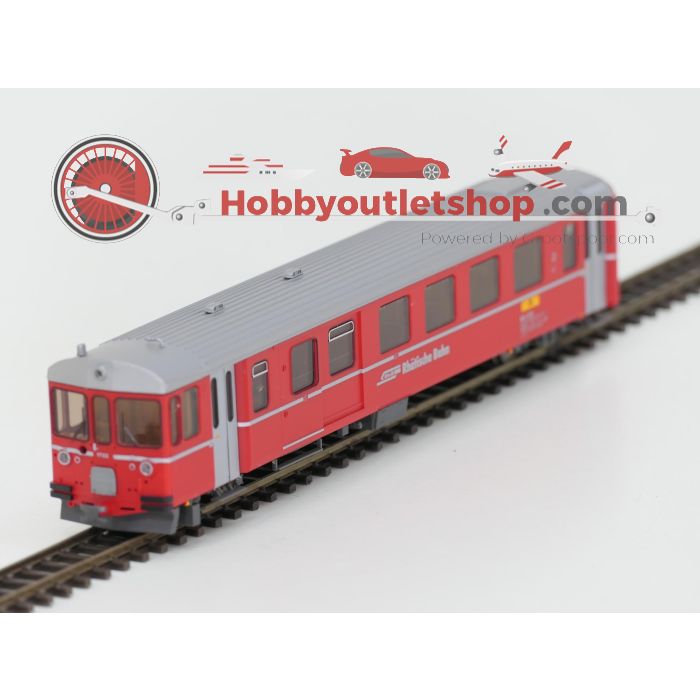 Schaal H0m Bemo 7265 130 Pendeltrein Engadin van de RhB #P242