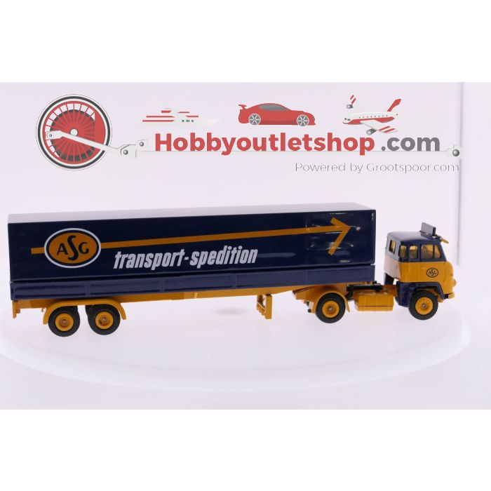 Schaal 1:50 TEKNO SCANIA VABIS TRUCK OPLEGGER ASG #2492 - sku: 20221229100506 - Gebruikt - Zo goed als nieuw - Afbeelding 2