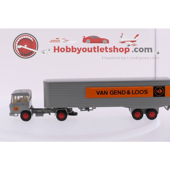 SCHAAL 1:50 LION CAR 36 DAF 2600 TREKKER MET OPLEGGER #2704 - sku: 20230106113935 - Gebruikt - Zeer goede staat - Afbeelding 6