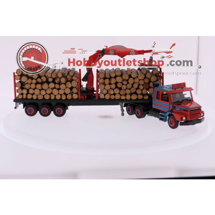 Schaal 1:50 Tekno Scania 142H Houttransporter #2806 - sku: 20230119020054 - Gebruikt - Zeer goede staat - Afbeelding 2