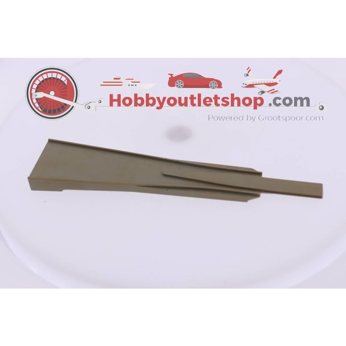 Schaal H0 Fleischmann 6001 set rechte rail  - Fleischmann 80 oprijhulp #2752 - sku: 20230126010417 - Afbeelding 2