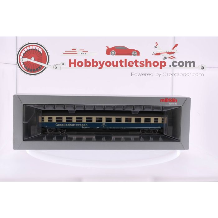 Schaal H0 Märklin 4998 Dansrijtuig van de DB, met bewegende figuren, verlichting en muziek #2983