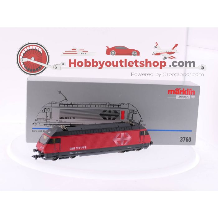 Schaal H0 Märklin 3760 Elektrische locomotief Serie 460 'Uetliberg' van de SBB Digitaal #3677 - sku: 20230316023648 - Used - Very good condition - Photo 1