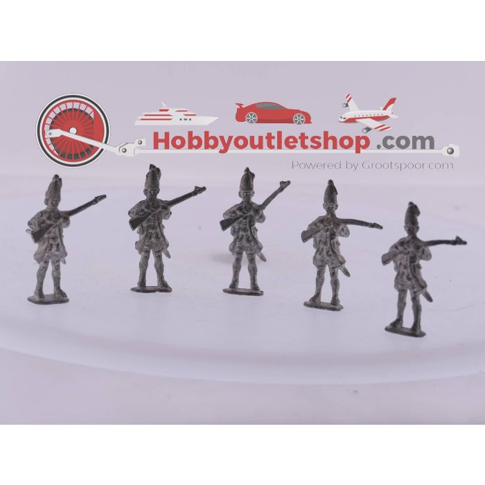 Tinnen soldaatjes ongeverfd, set van drie verschillende soldaatjes, in totaal 13 stuks. #3684 - sku: 20230316043036 - Gebruikt - Zeer goede staat - Afbeelding 2