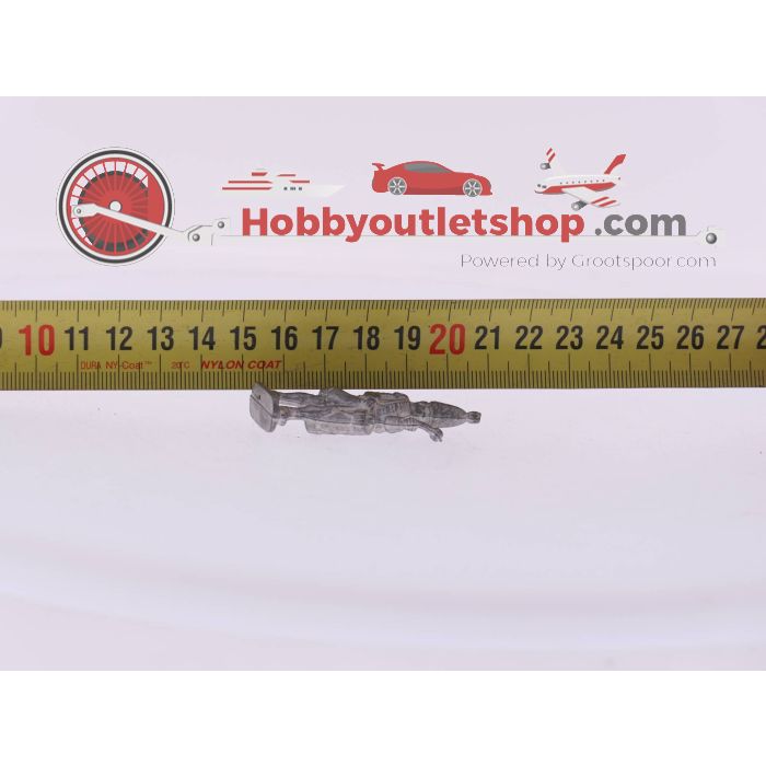 Tinnen soldaatjes ongeverfd, set van drie verschillende soldaatjes, in totaal 13 stuks. #3684 - sku: 20230316043036 - Gebruikt - Zeer goede staat - Afbeelding 5