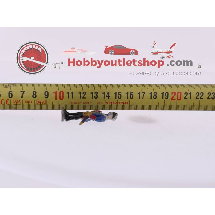 8 geverfde tinnen soldaatjes, 1 ongeverfd (kogeldrager) compleet geverfd kanon en boom en een ongeverfd paard #3688 - sku: 20230317091449 - Gebraucht - Guter Zustand - Bild 4