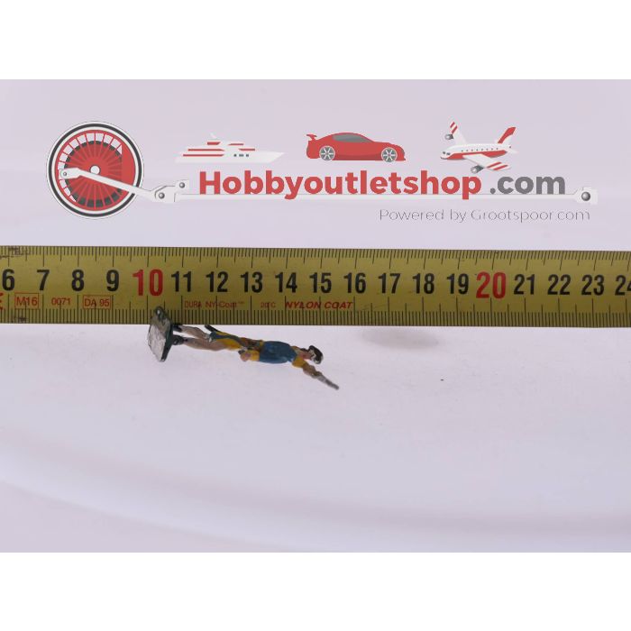 8 geverfde tinnen soldaatjes, een compleet kanon en een paard #3691 - sku: 20230317102356 - Gebruikt - Goede staat - Afbeelding 4