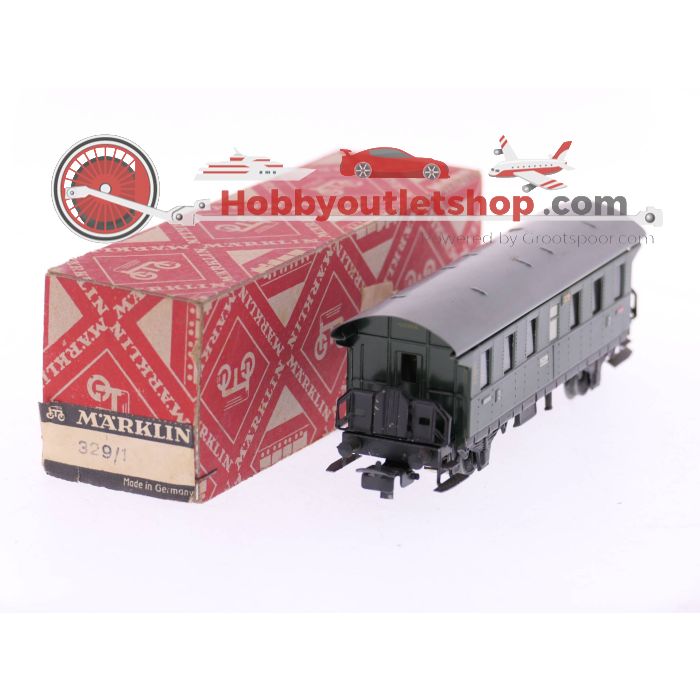 Schaal H0 Märklin 329/1 .1 4002 Personenwagen 3e klas met verlichting #P16