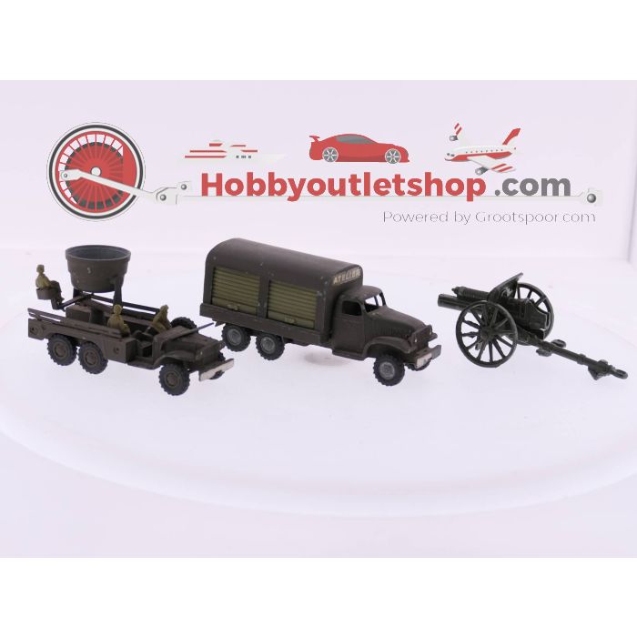 Dodge 6x6, een Dodge truck en een kanon #3697