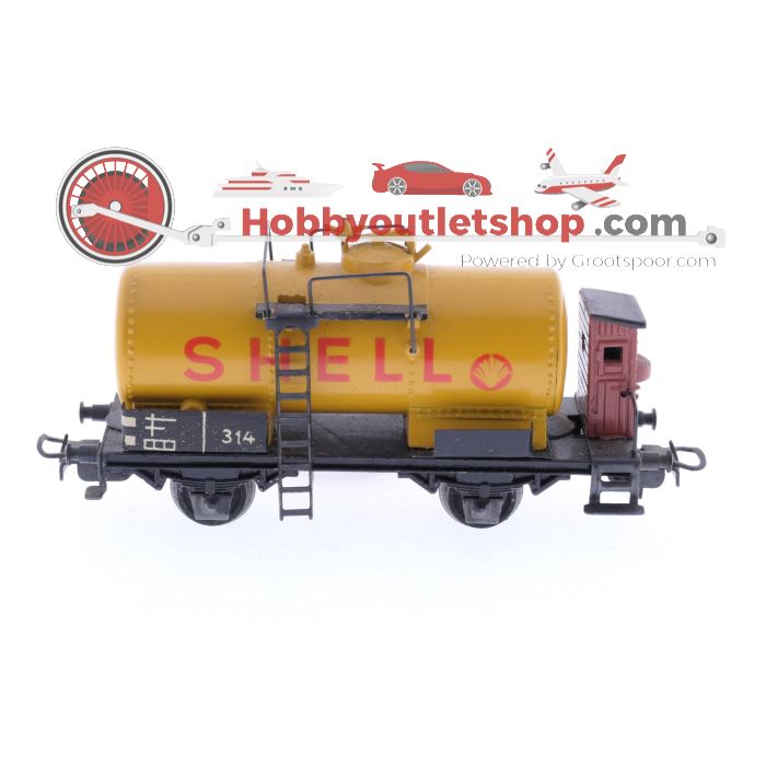 Schaal H0 Märklin 314 S .2 Shell ketelwagen #P25