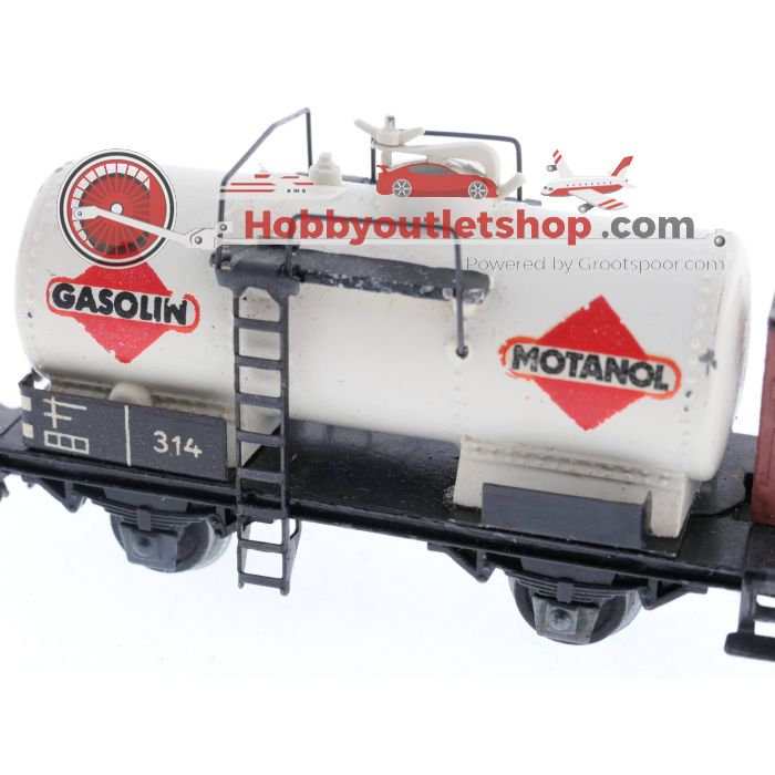 Schaal H0 Märklin 314 G .1 Motanol ketelwagen #P26 - sku: 20230321120416 - Gebraucht - Guter Zustand - Bild 7