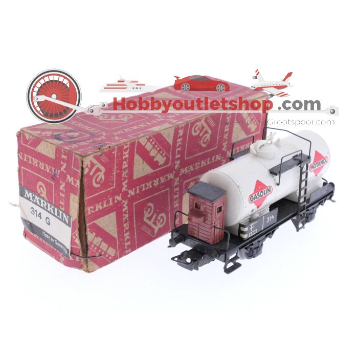 Schaal H0 Märklin 314 G .1 Motanol ketelwagen #P26 - sku: 20230321120416 - Gebraucht - Guter Zustand - Bild 4