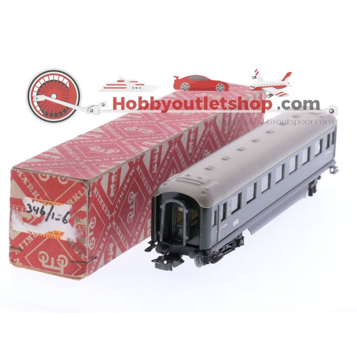 Schaal H0 Märklin 346/1 .6 personen wagen 1e klasse #P37 - sku: 20230324101658 - Gebruikt - Goede staat - Afbeelding 11