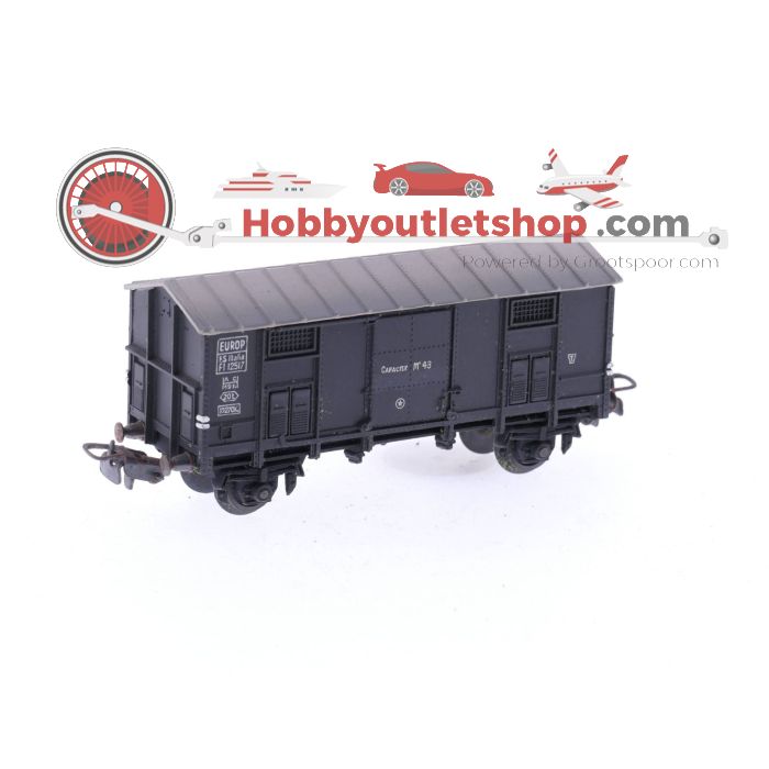 Schaal H0 Pocher 305 gesloten wagen FS 12517 zwart #3724