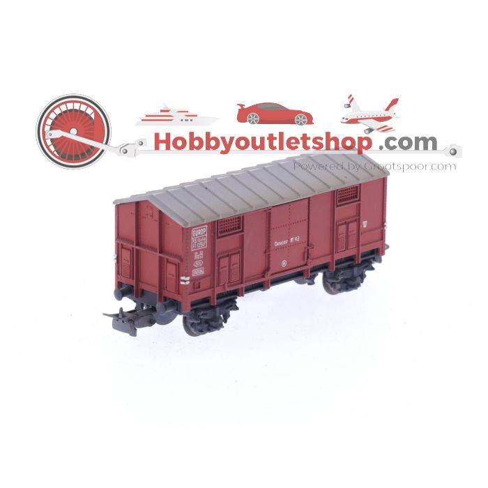 Schaal H0 Pocher 309 gesloten wagen FS 12517 rood #3727
