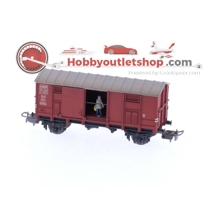 Schaal H0 Pocher 309 gesloten wagen FS 12517 rood #3727