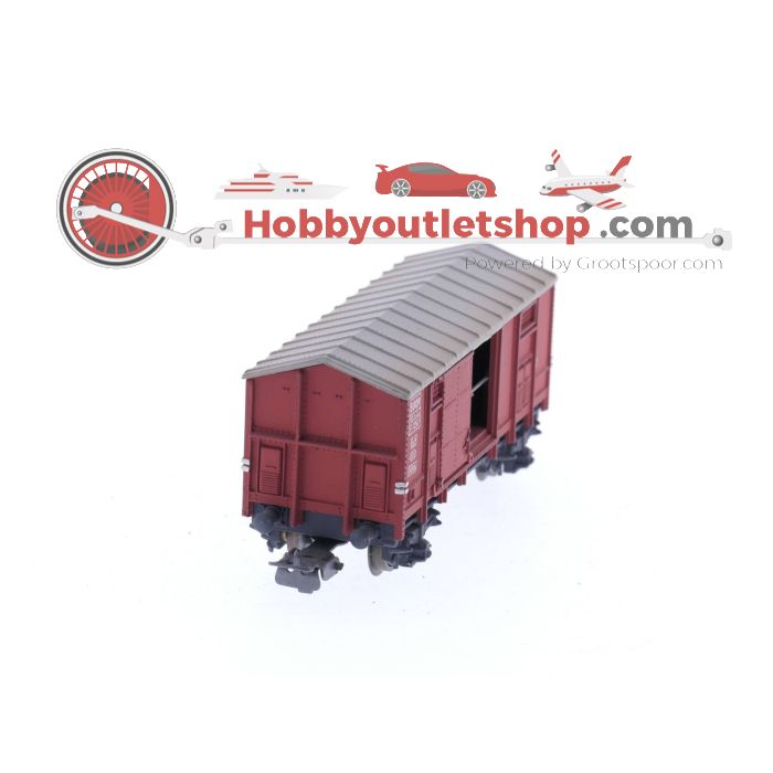 Schaal H0 Pocher 309 gesloten wagen FS 12517 rood #3727
