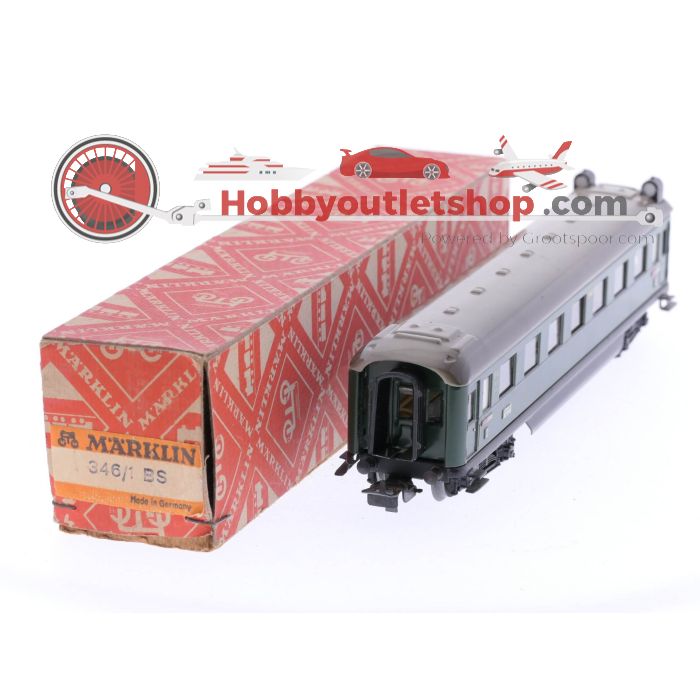 Schaal H0 Märklin 346/1 BS .2 - 4007 personen wagen met sluitverlichting #P39