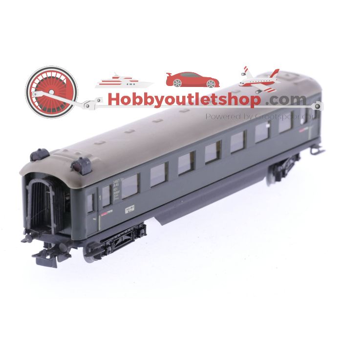 Schaal H0 Märklin 346/1 BS .7 - 4007 personen wagen 1e klasse met sluitverlichting #P40