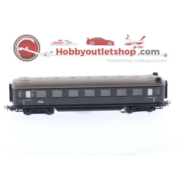 Schaal H0 Märklin 346/1 BS .7 - 4007 personen wagen 1e klasse met sluitverlichting #P40