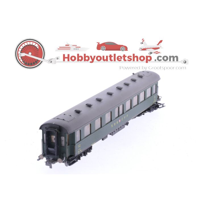 Schaal H0 Pocher 7021 personenwagen 1807 van de SBB/FFS #3735