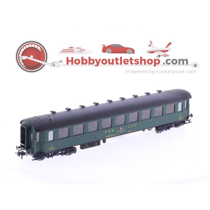 Schaal H0 Pocher 7071 Personenwagen 5185-2940-041-9 van de SBB/FFS #3736