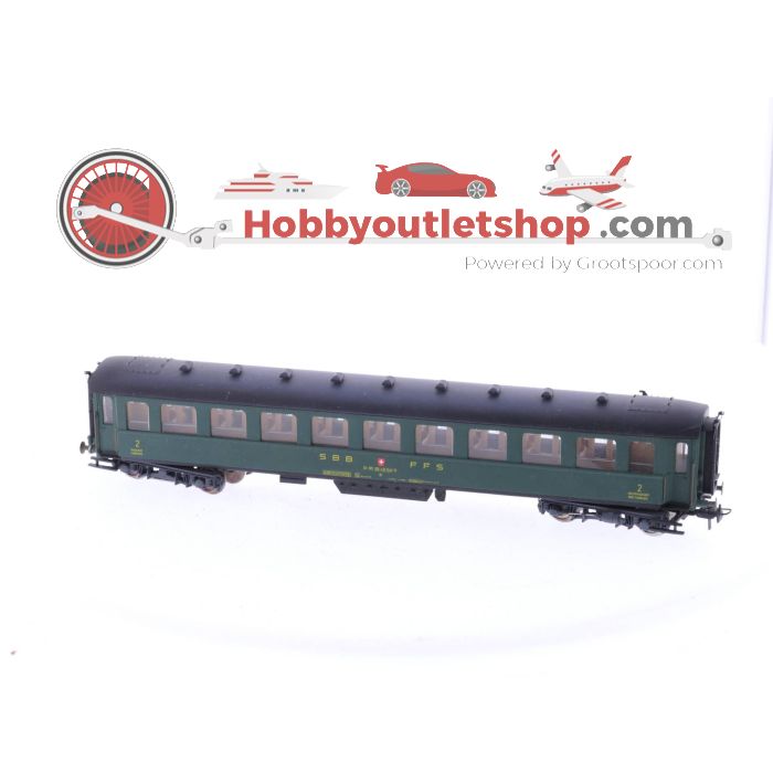 Schaal H0 Pocher 7071 Personenwagen 5185-2940-041-9 van de SBB/FFS #3736