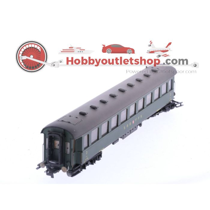 Schaal H0 Pocher 7030 Personenwagen 9588 van de SBB/FFS #3737