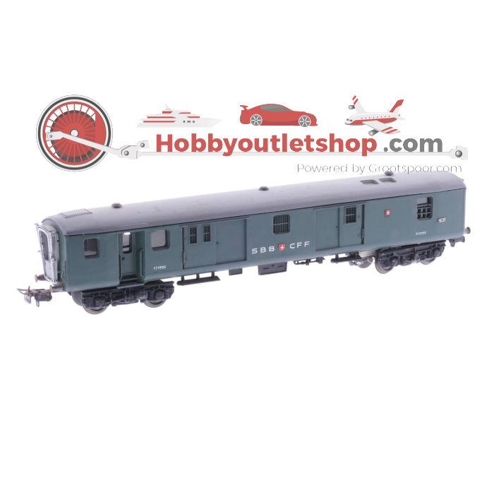 Schaal H0 213 Pocher bagagewagon van de SBB/FFS FX 19155 #3744