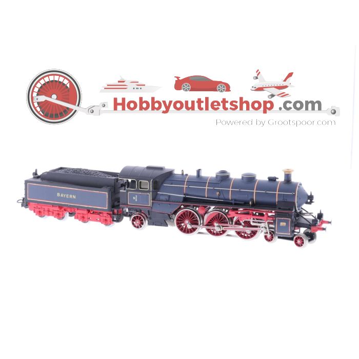 Schaal H0 Märklin 3093 Stoomlocomotief met losse tender BR 18.4 van de DB #3754