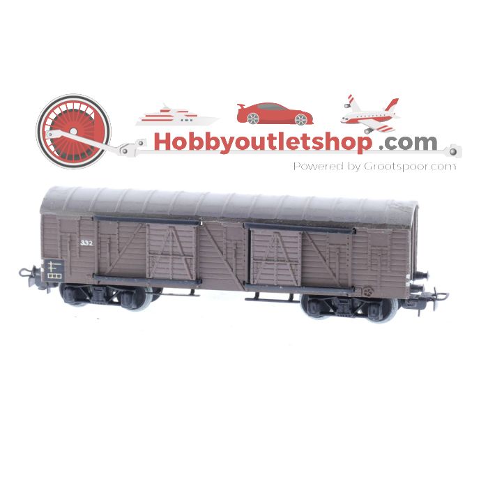 Schaal H0 Märklin 332 Gesloten goederenwagen 4-as van de DB #3801