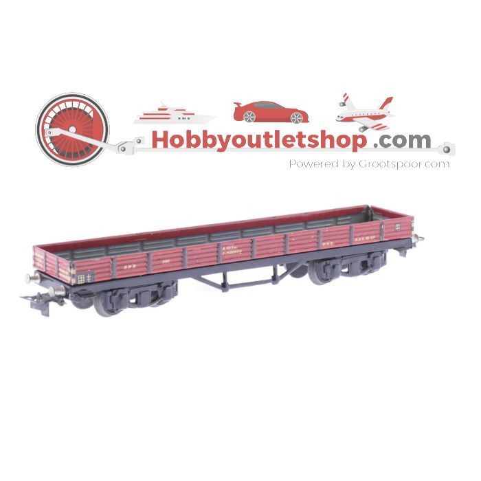 Schaal H0 Märklin 391 Lageboordwagen van de DB #3800