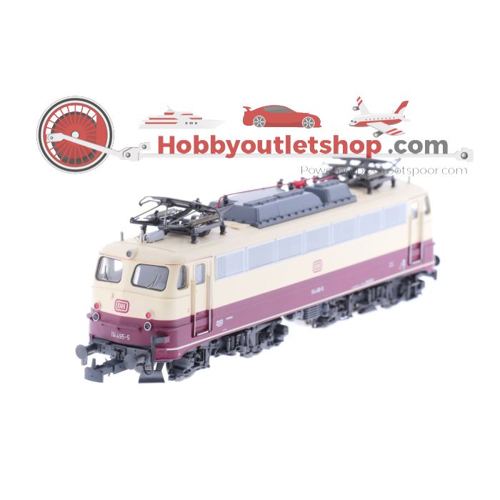 Schaal H0 Märklin 3033 Elektrische Locomotief 114 495-5 van de DB #3817 - sku: 20230503103102 - Gebraucht - Sehr guter Zustand - Bild 3