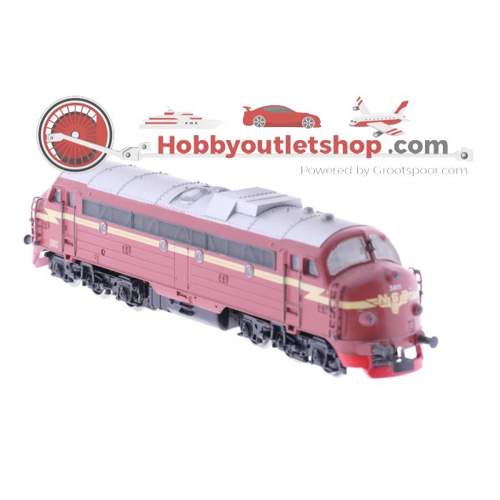 Schaal H0 Märklin 3143 Diesellocomotief 3.605 van de NSB #3827 - sku: 20230503030609 - Gebruikt - Zo goed als nieuw - Afbeelding 4