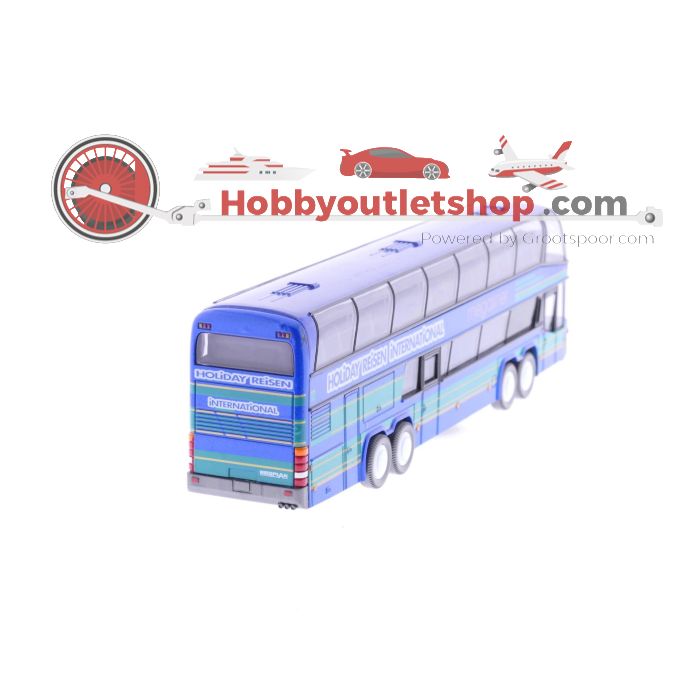 Schaal 1:66 Neoplan Megaliner N128/4 QuadrigA by K&S Holiday Reisen International #3831