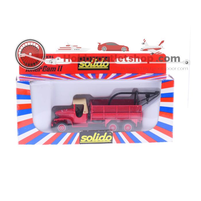Schaal 1:50 Solido 3110 GMC Pompiers brandweer takelwagen (open cabine) #3834
