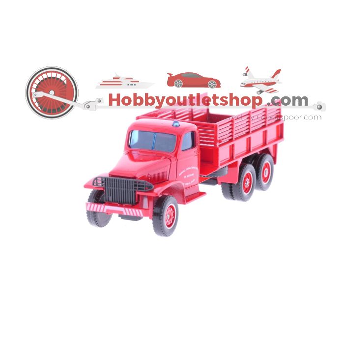 Schaal 1:50 Solido 3113 GMC Tolee T-as brandweer (bakwagen) #3836