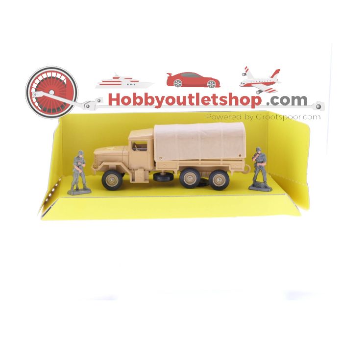 Schaal 1:50 Solido 3029 Kaiser Jeep T-as militair (Compleet) #3839