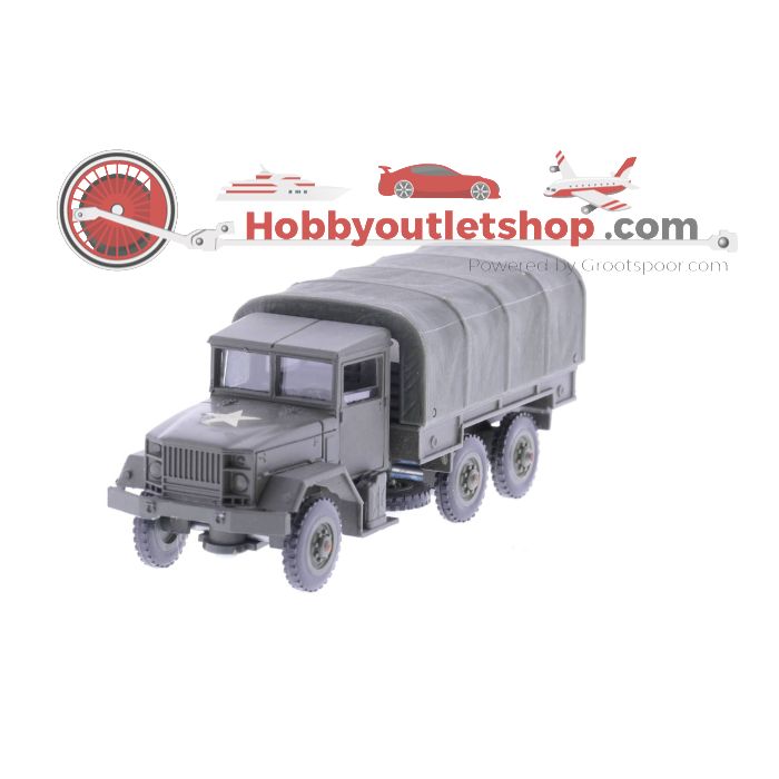 Schaal 1:50 Solido 6032 GMC T-as militaire bakwagen met ruif #3843